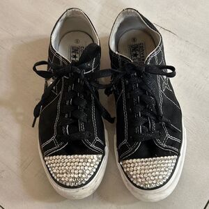 Converse Sequined  Sneakers Size 8